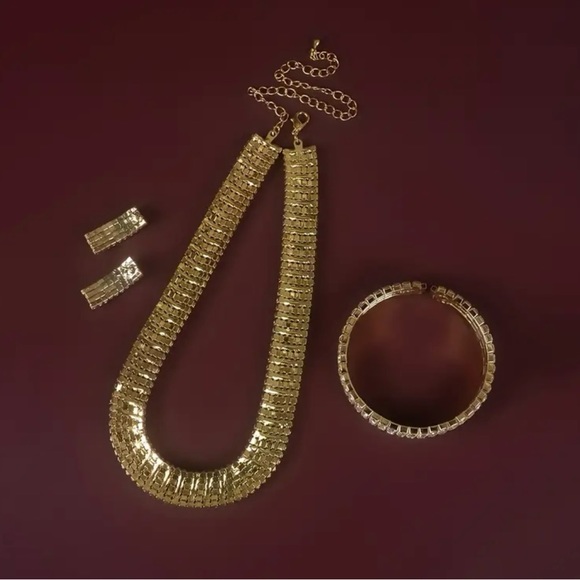 Matching Necklace, Bracelet, and Earring Set - Picture 4 of 6